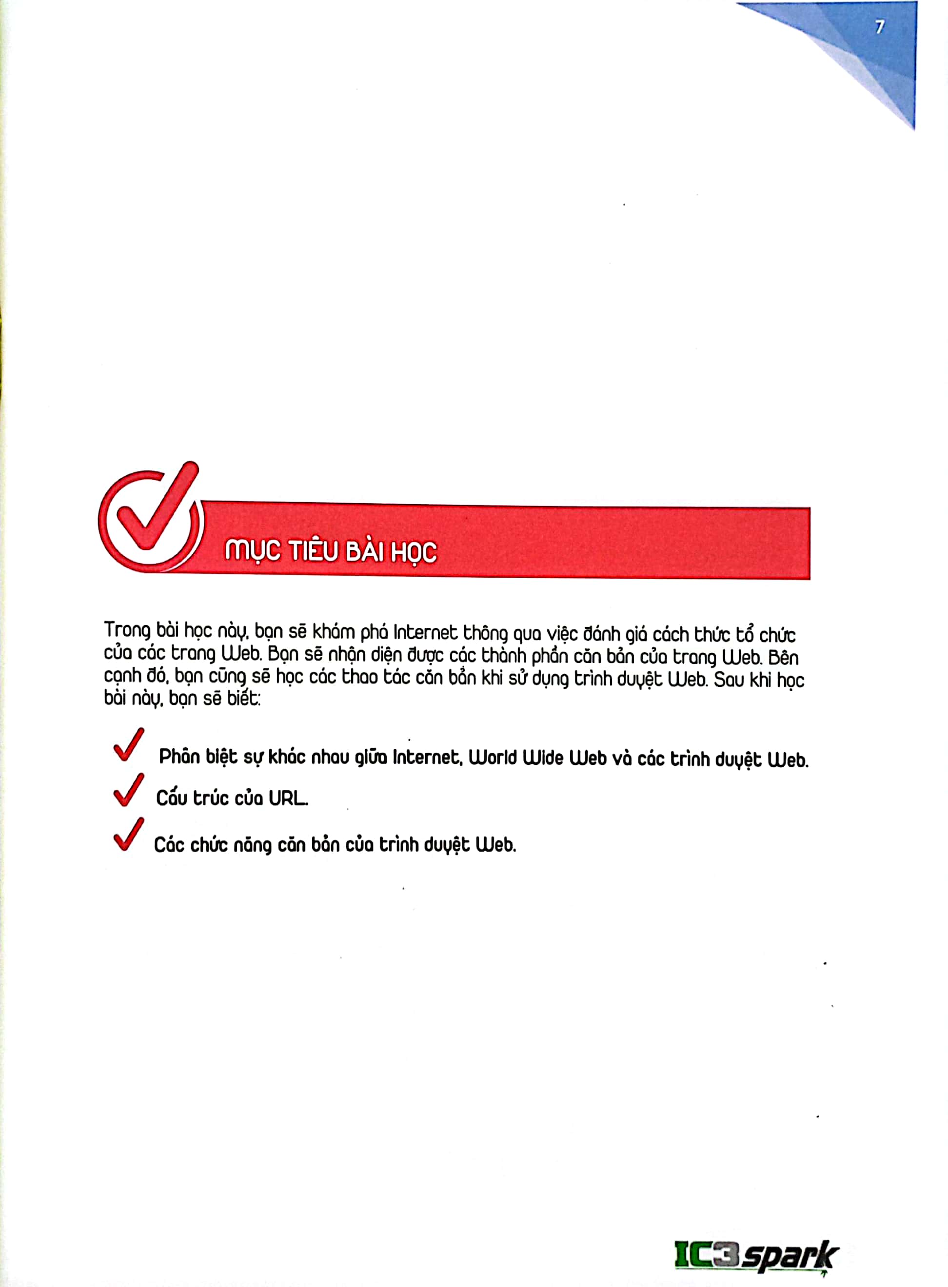 ic3 spark - cuộc sống trực tuyến (tái bản 2023)