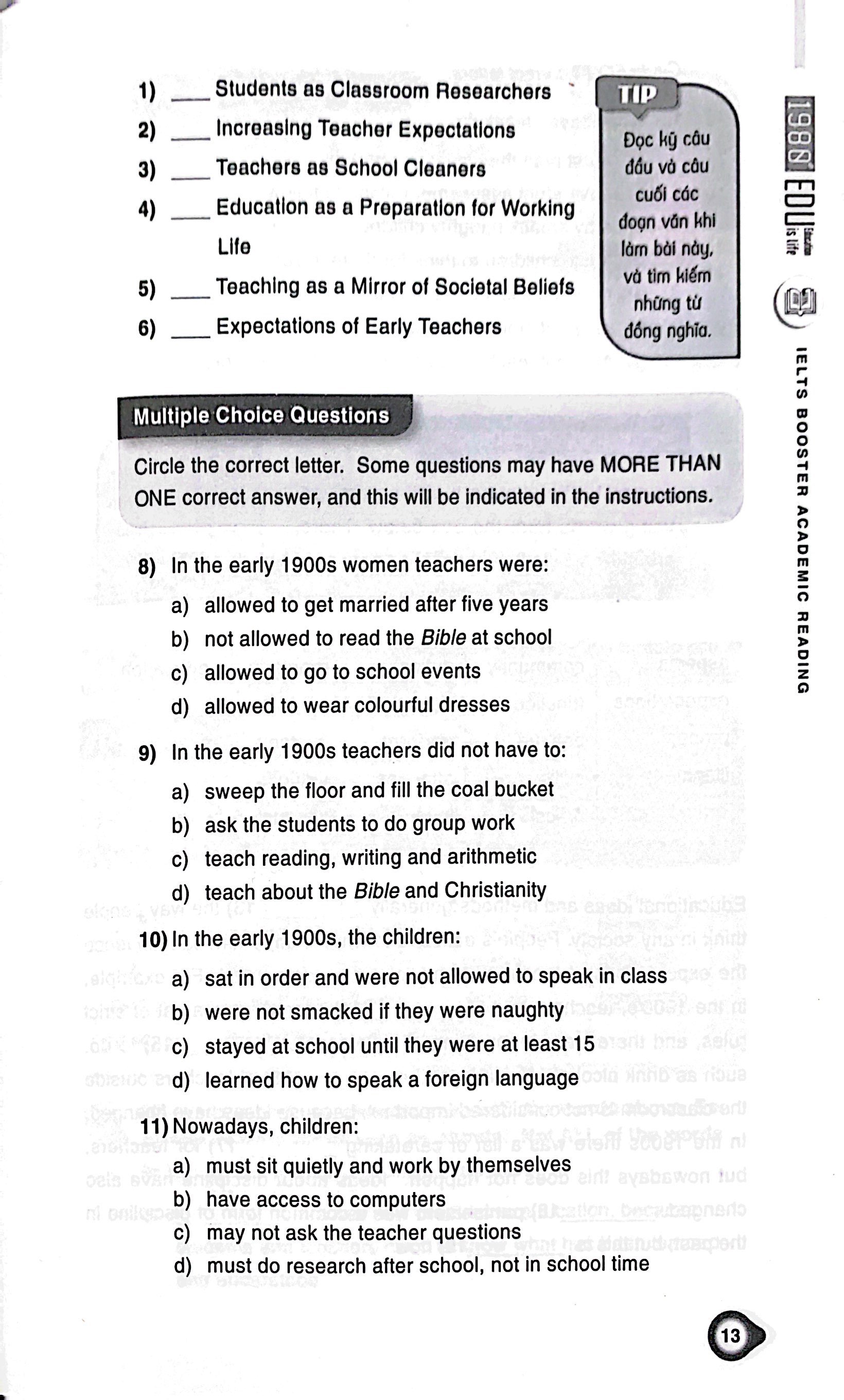 ielts booster - academic reading