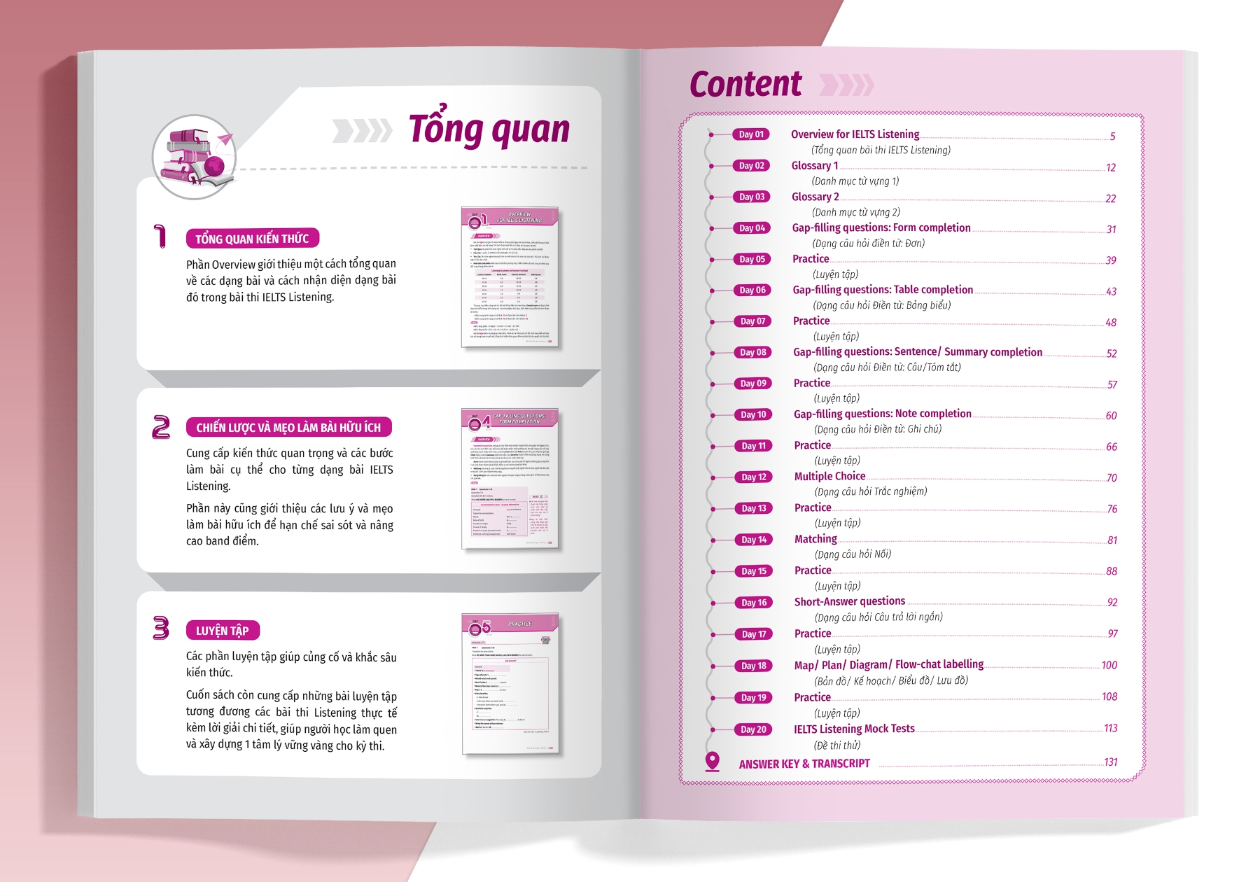 ielts cấp tốc - 20 ngày listening - bộ sách ielts đầu tiên giúp bạn giảm 2/3 thời gian ôn thi