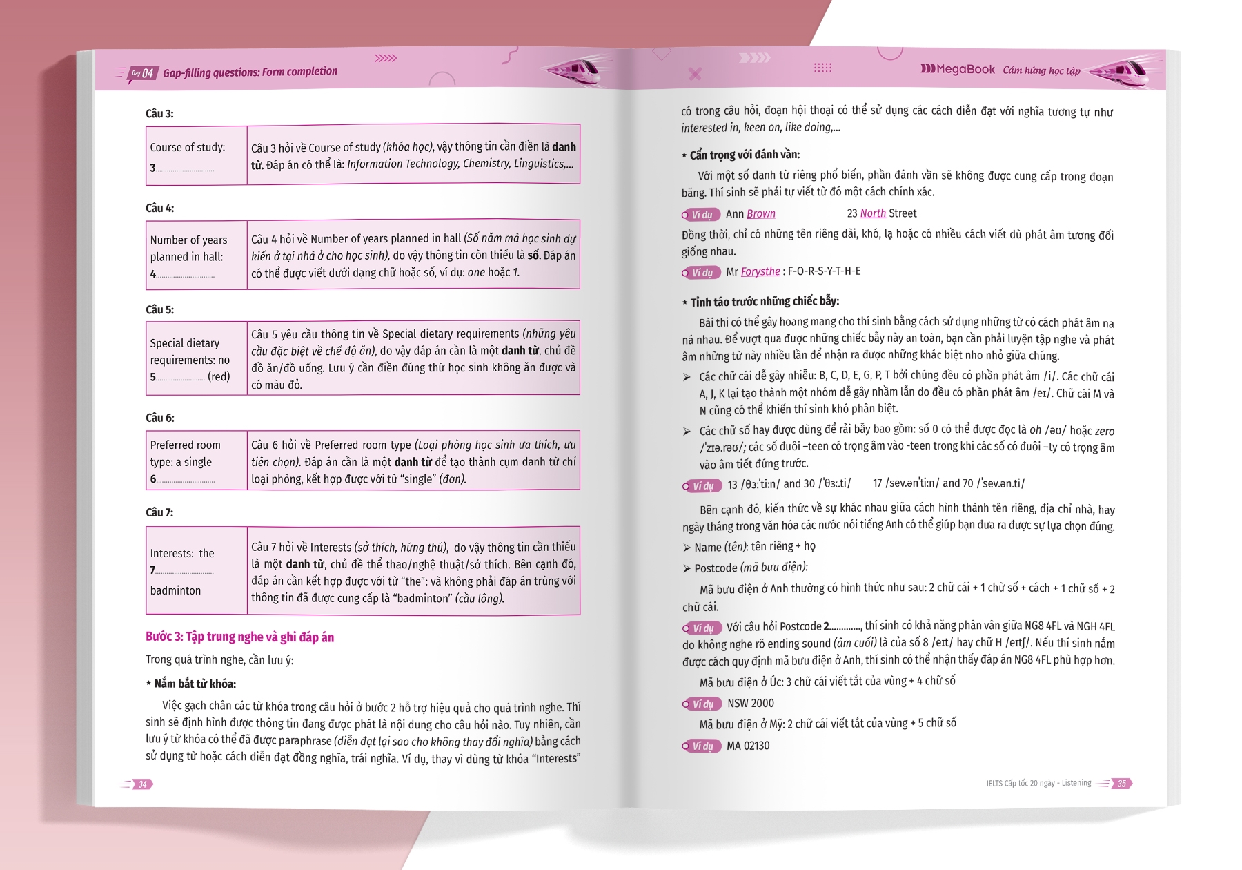 ielts cấp tốc - 20 ngày listening - bộ sách ielts đầu tiên giúp bạn giảm 2/3 thời gian ôn thi