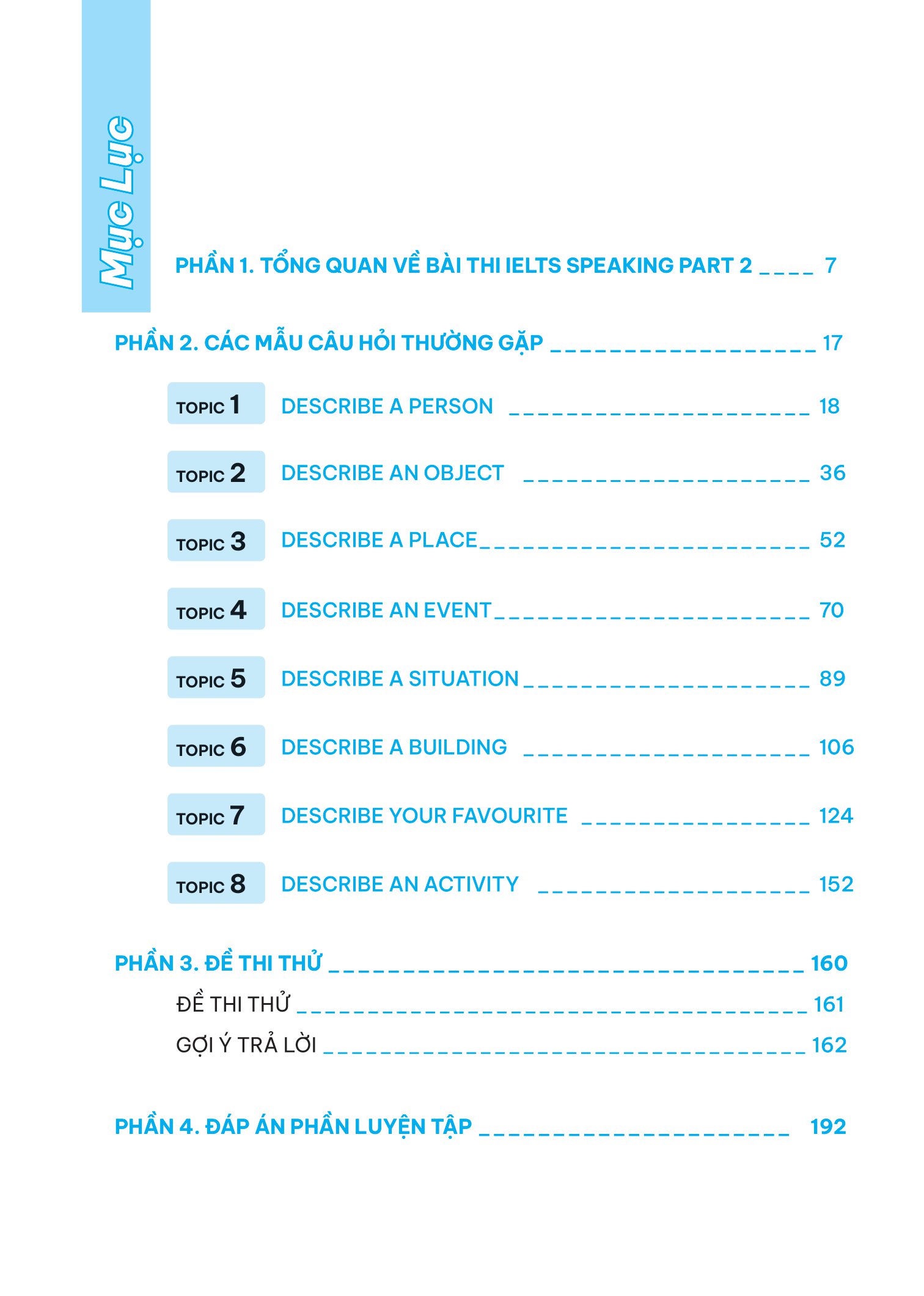 ielts go - speaking part 2 - ý tưởng hay để trả lời tất cả các câu hỏi