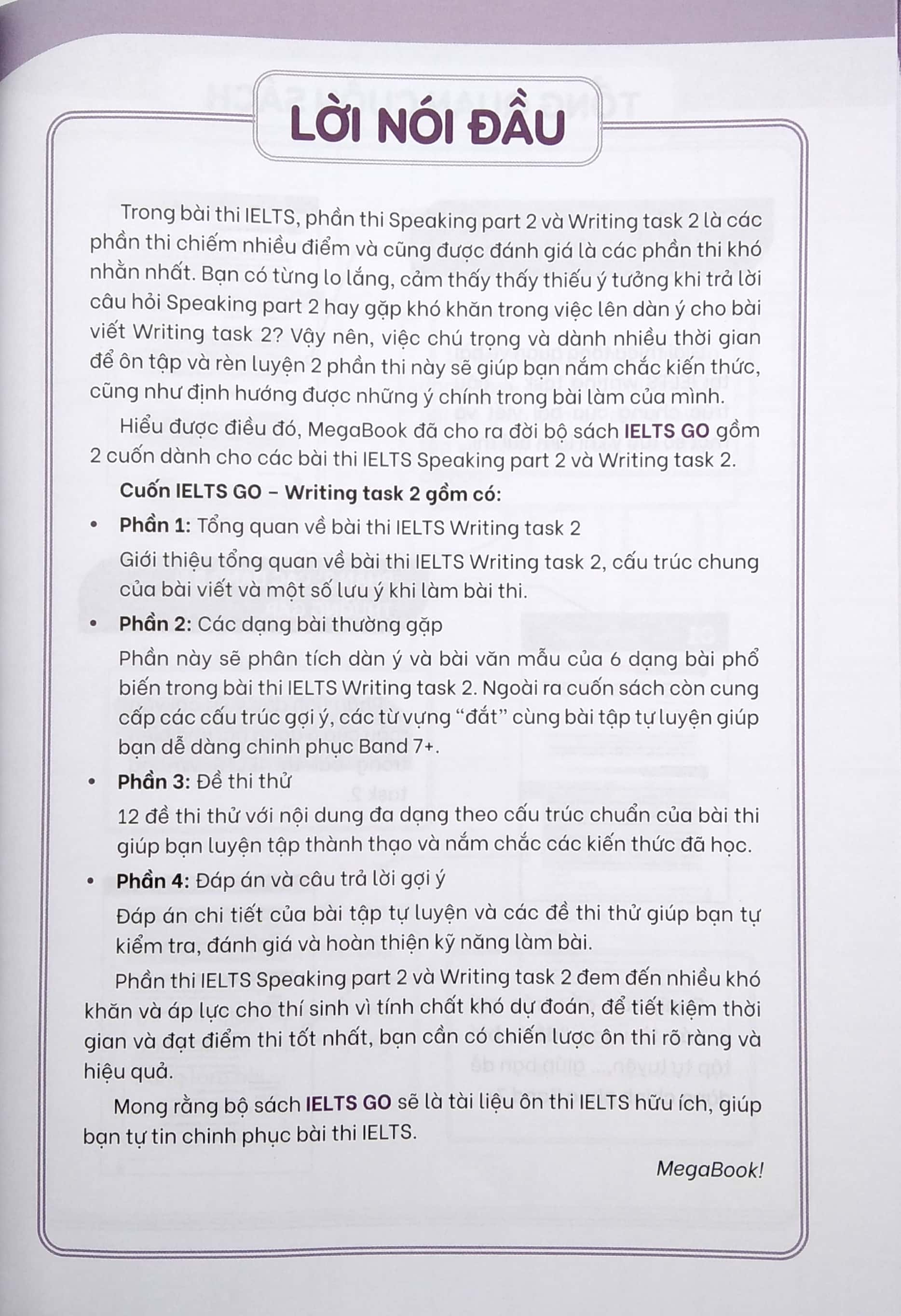ielts go - writing task 2 - dàn ý mẫu cho tất cả các dạng bài