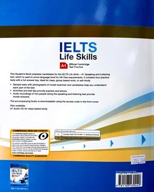 ielts life skills official cam test practice a1 sb with answers (sách không kèm đĩa)