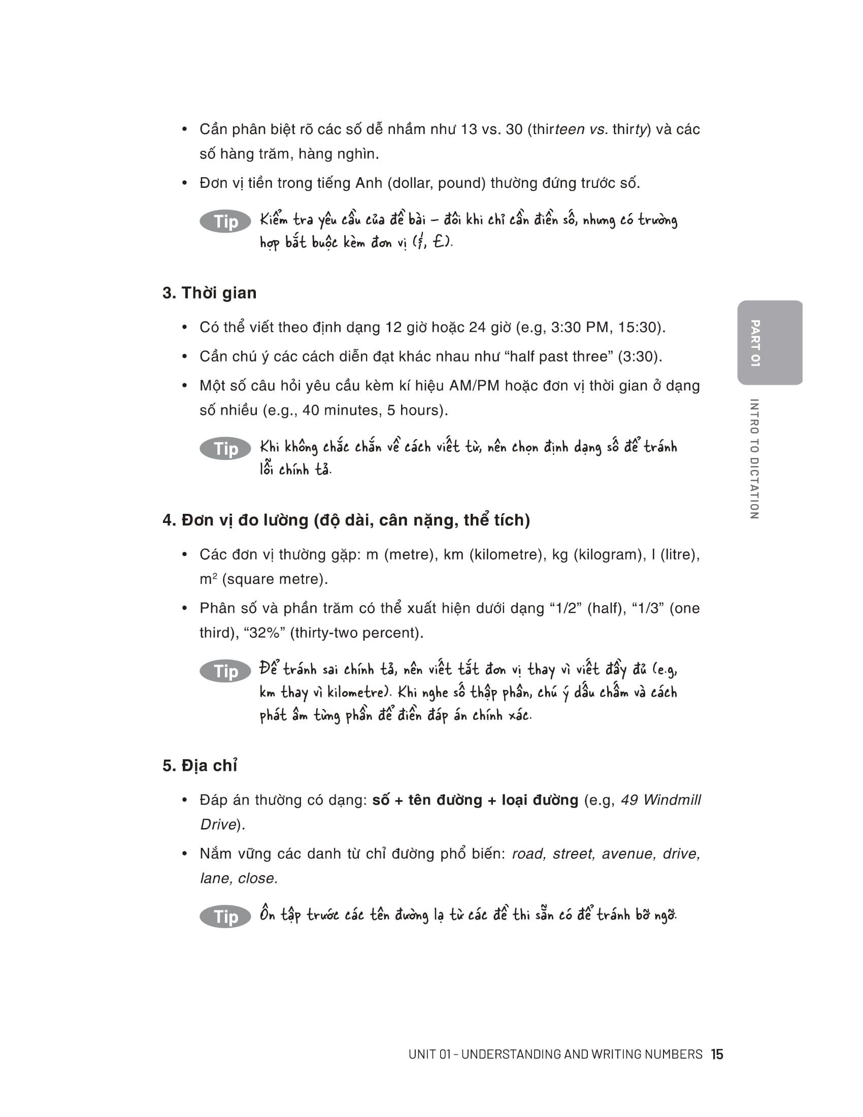 ielts listening dictation