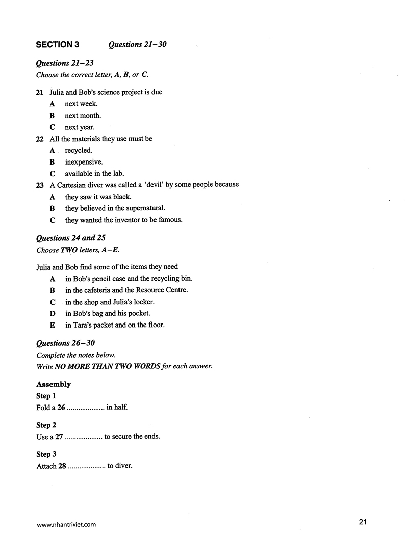 ielts simuation test (cd)
