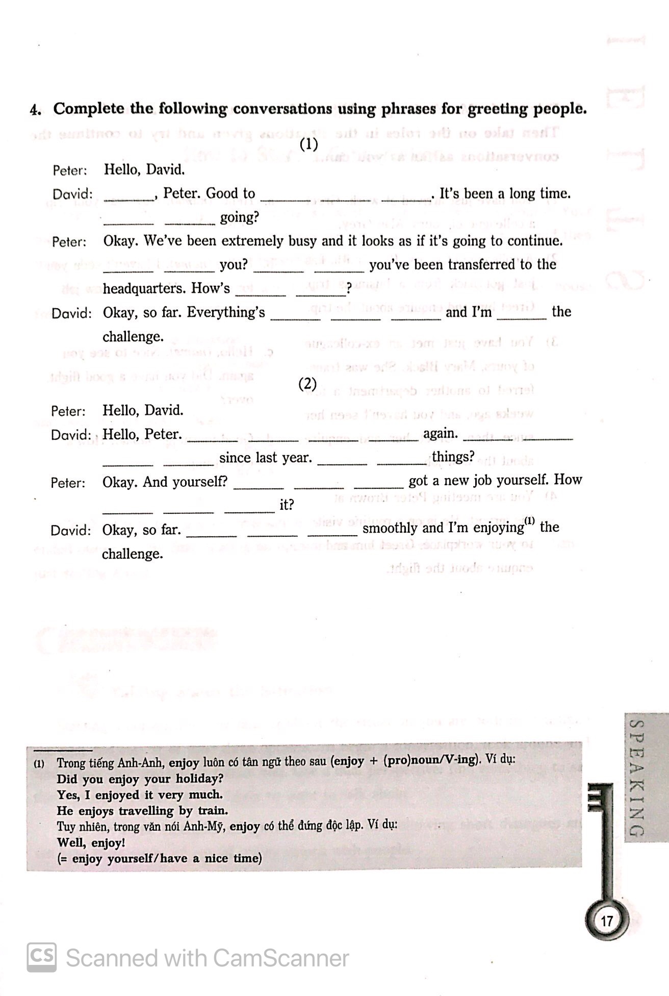 ielts - speaking strategies for the ielts test (kèm 1cd)
