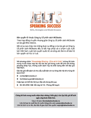 ielts speakingsuccess: skills strategies and model answers