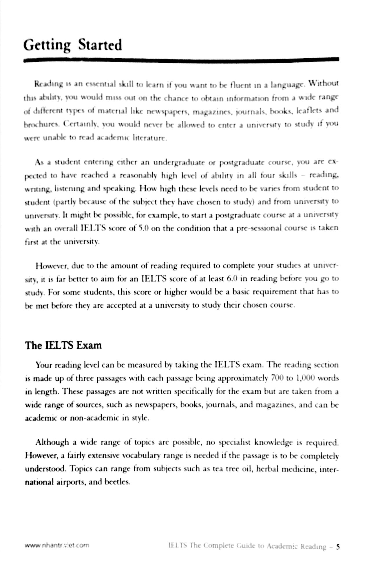 ielts the complete guide to academic reading