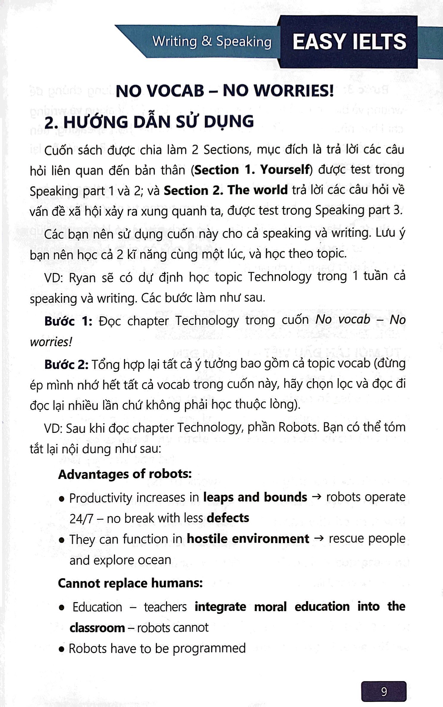 ielts vocab - no worries!