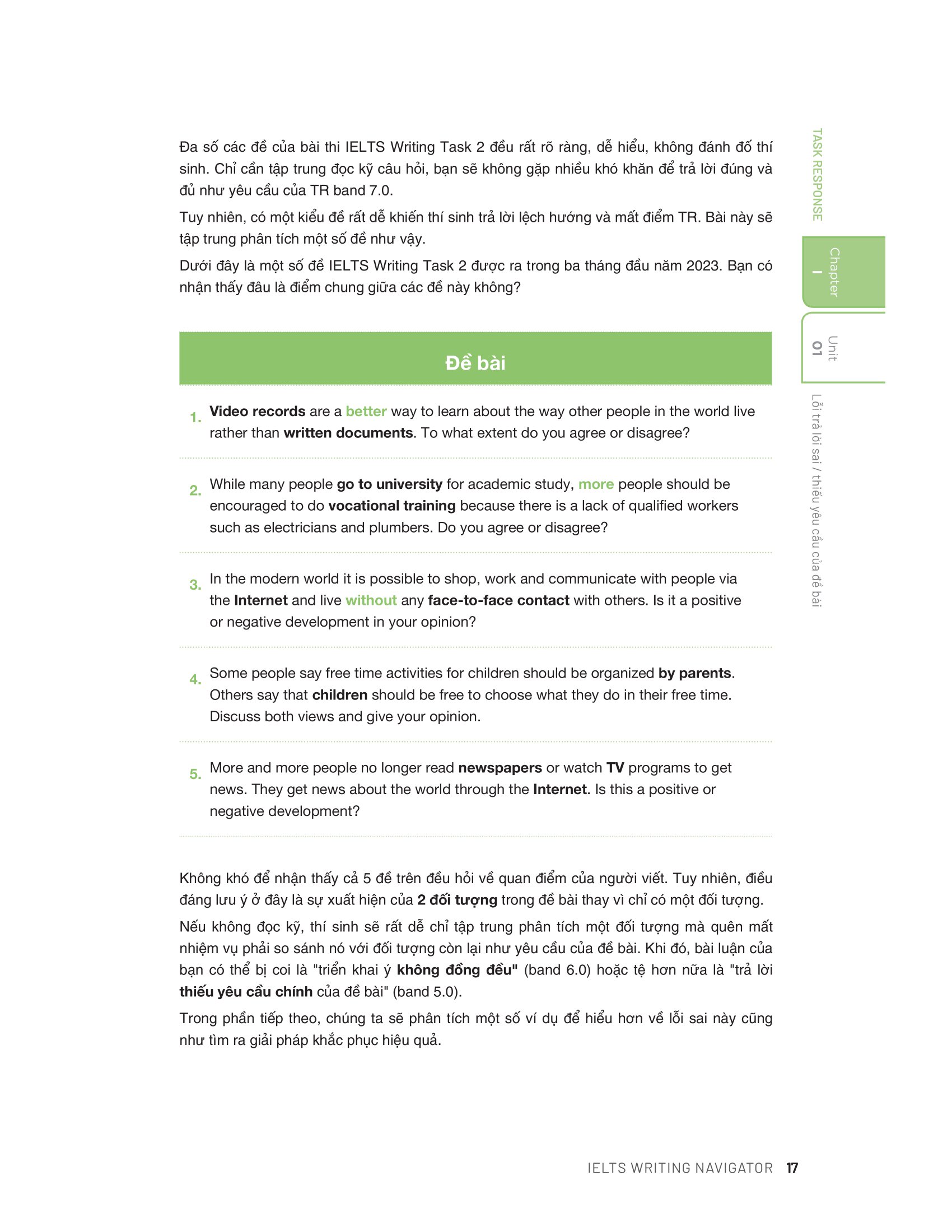 ielts writing navigator