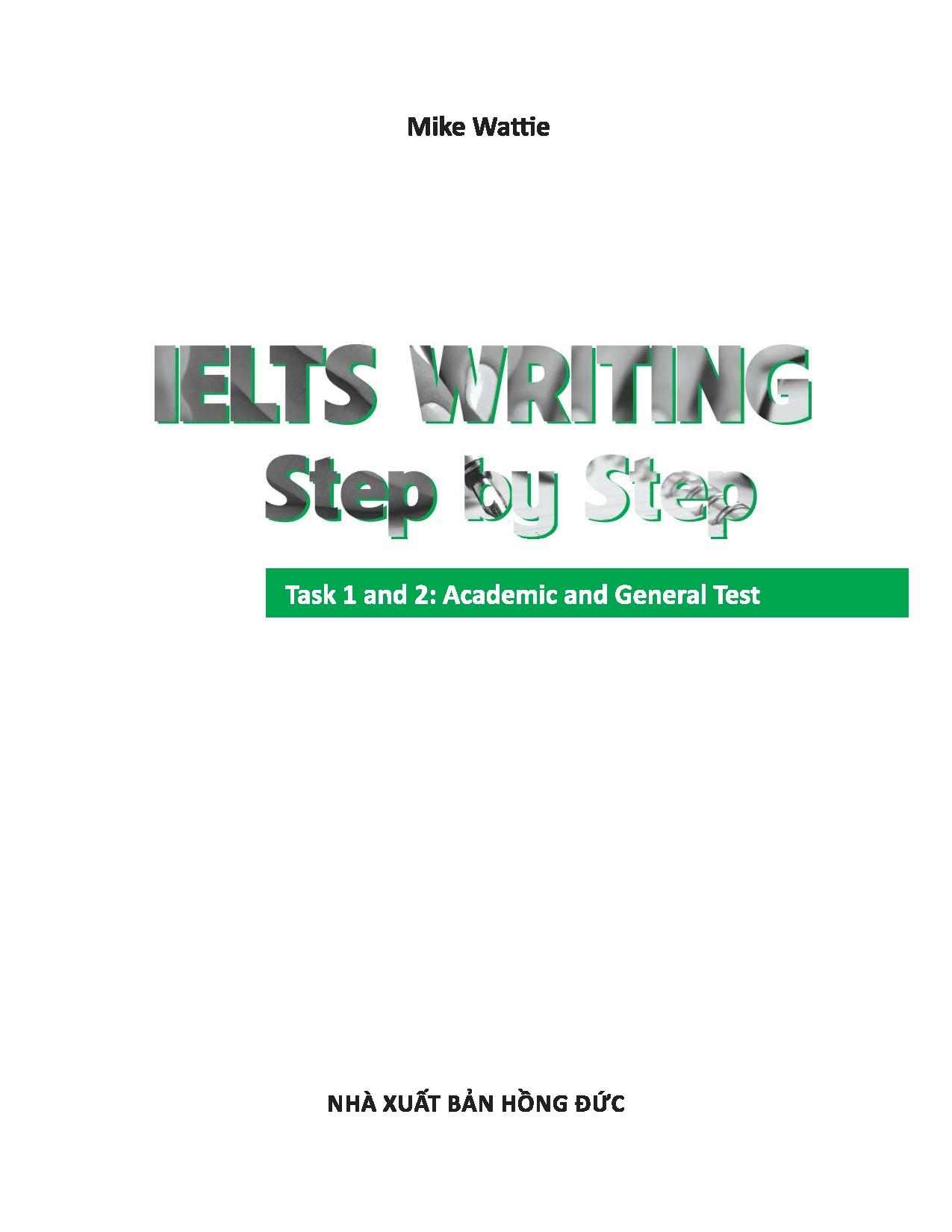 ielts writting: step by step