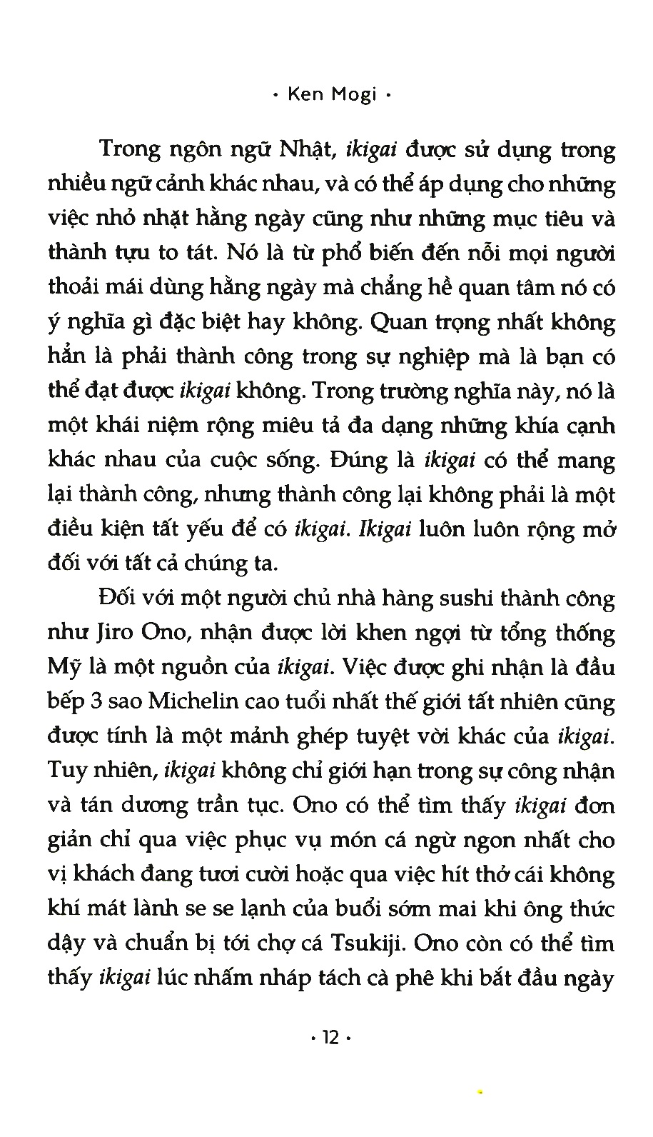 ikigai - bí mật sống trường thọ và hạnh phúc của người nhật