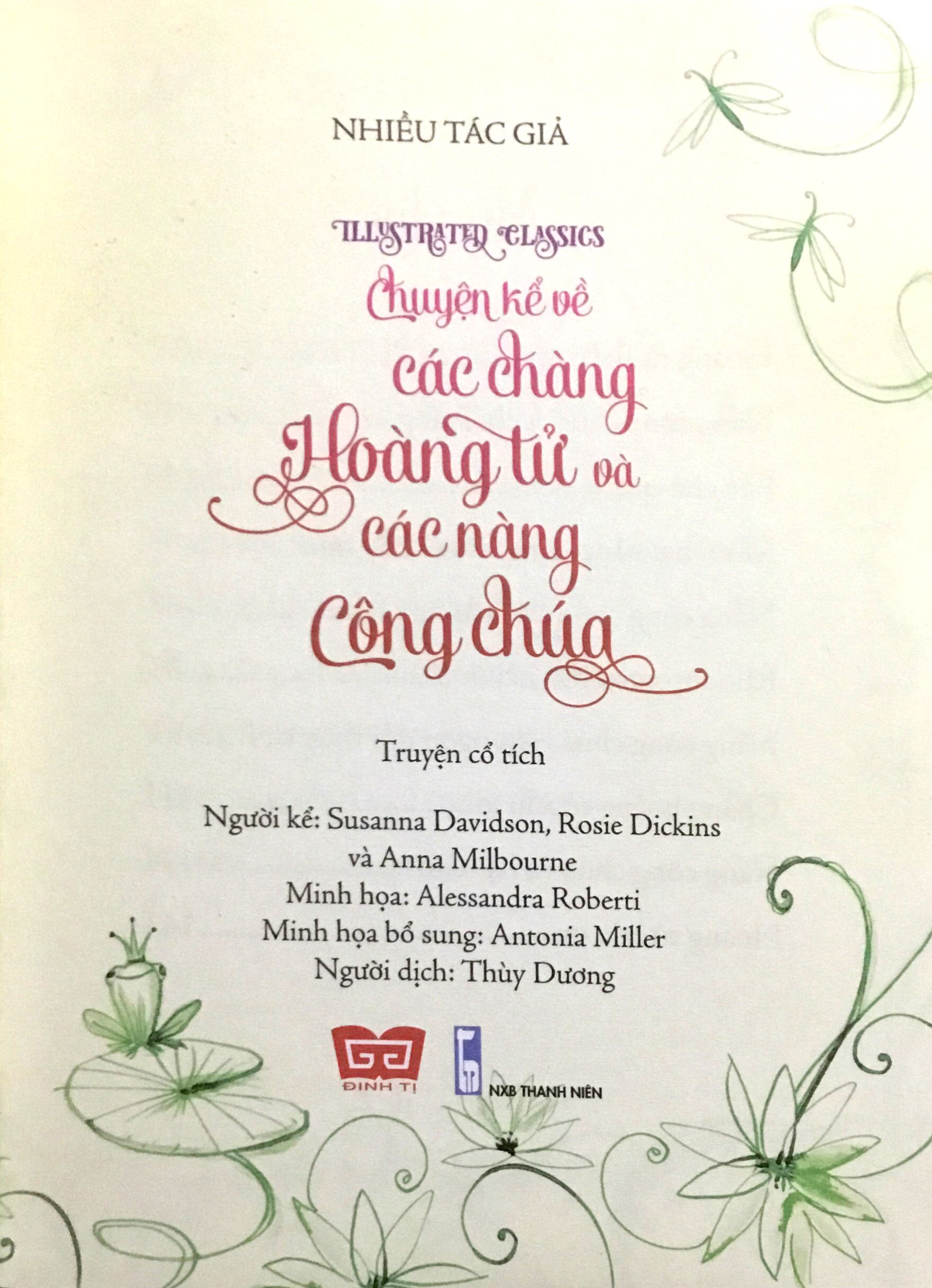 illustrated classics - chuyện kể về các chàng hoàng tử và các nàng công chúa