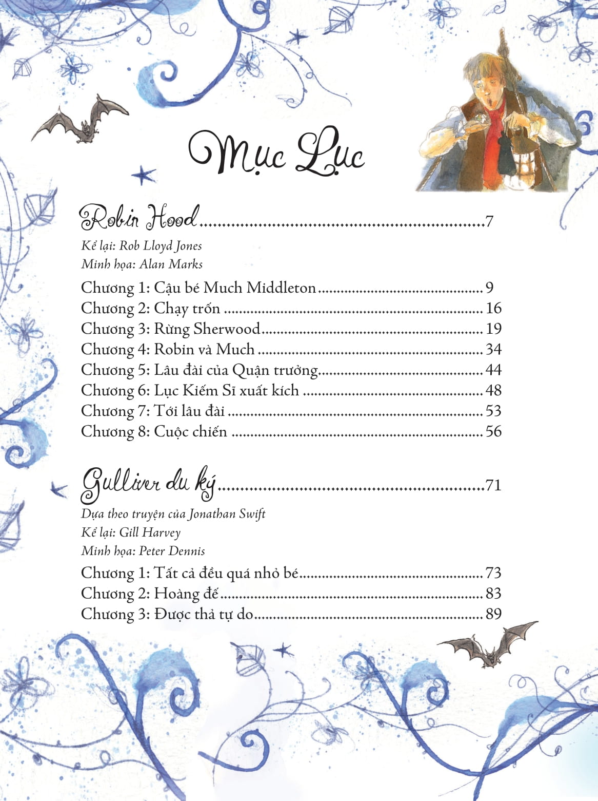 illustrated classics - những cuộc phiêu lưu kỳ thú - robin hood, gulliver du ký, moonfleet