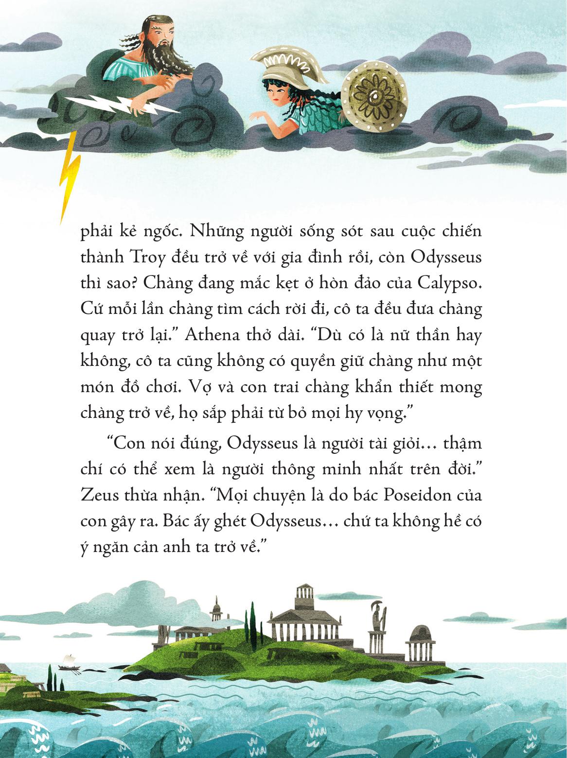 illustrated classics - sử thi odyssey - bìa cứng