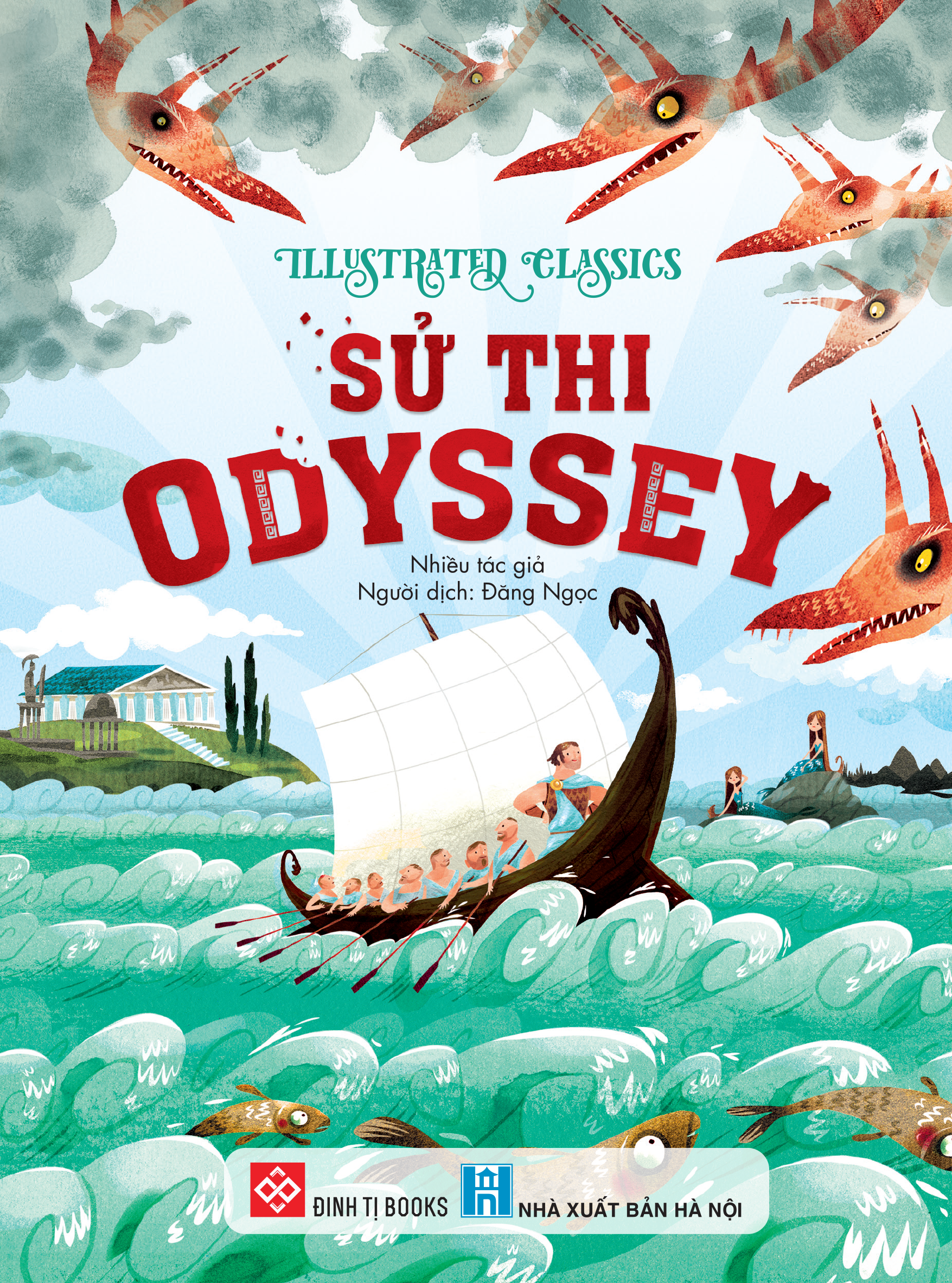illustrated classics - sử thi odyssey - bìa cứng