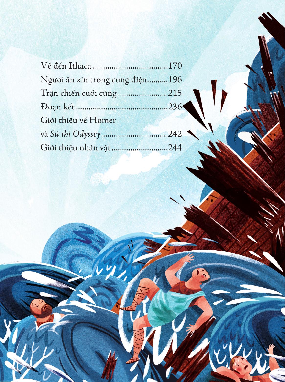 illustrated classics - sử thi odyssey - bìa cứng