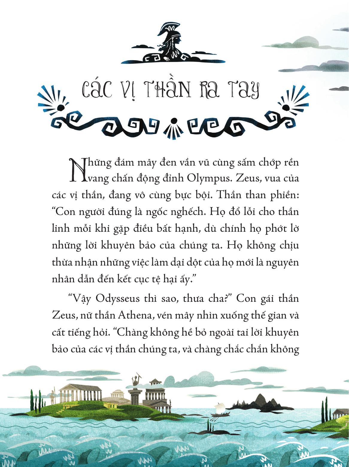 illustrated classics - sử thi odyssey - bìa cứng