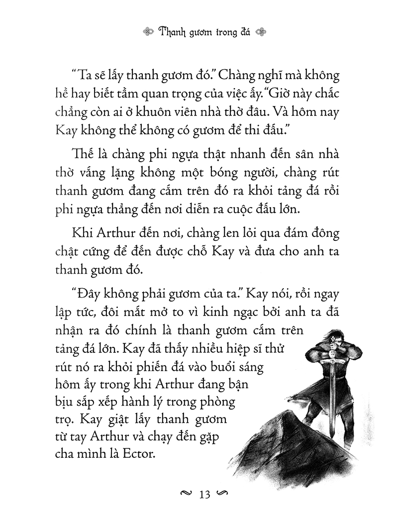 illustrated classics - truyền thuyết vua arthur