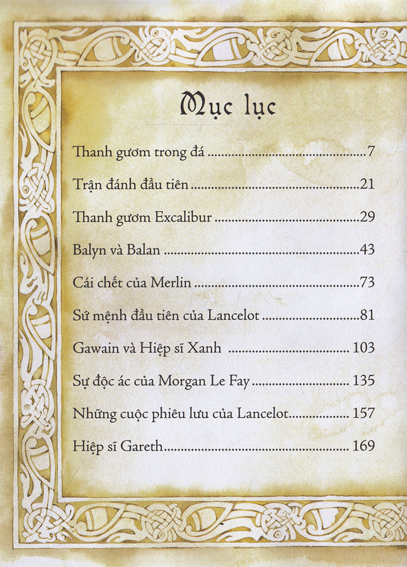 illustrated classics - truyền thuyết vua arthur