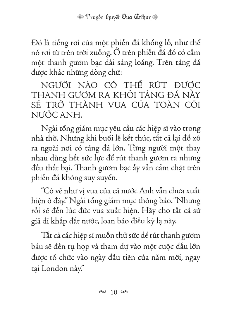 illustrated classics - truyền thuyết vua arthur