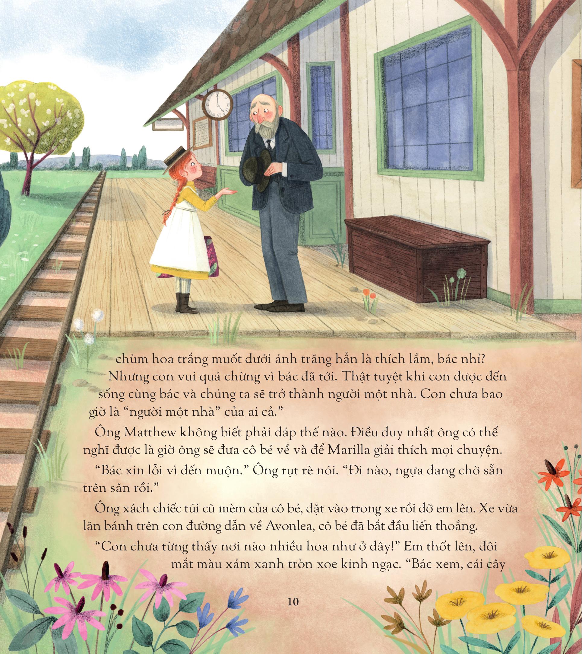Illustrated Special Editions - Anne Tóc Đỏ Dưới Chái Nhà Xanh - Bìa Cứng