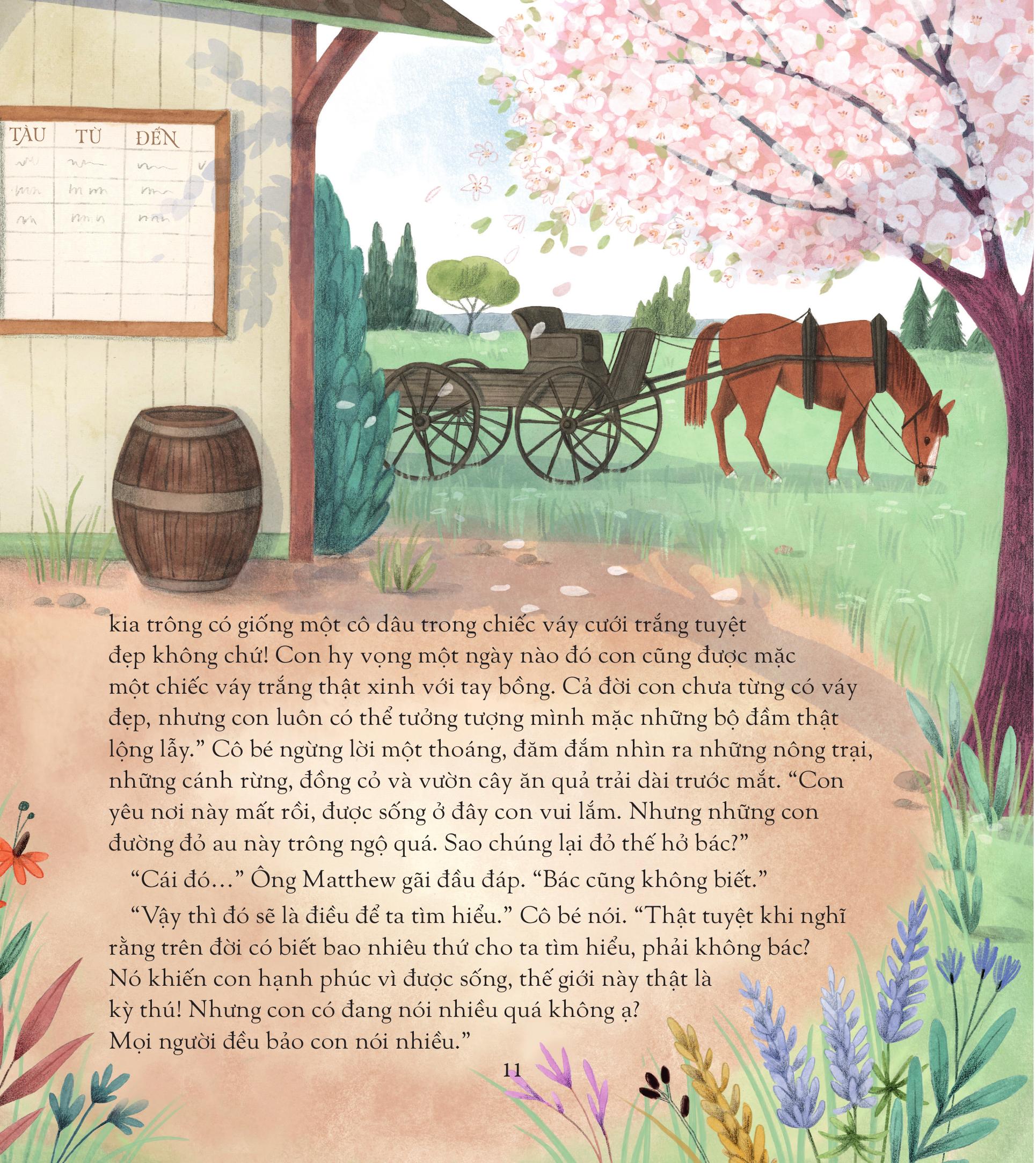 Illustrated Special Editions - Anne Tóc Đỏ Dưới Chái Nhà Xanh - Bìa Cứng