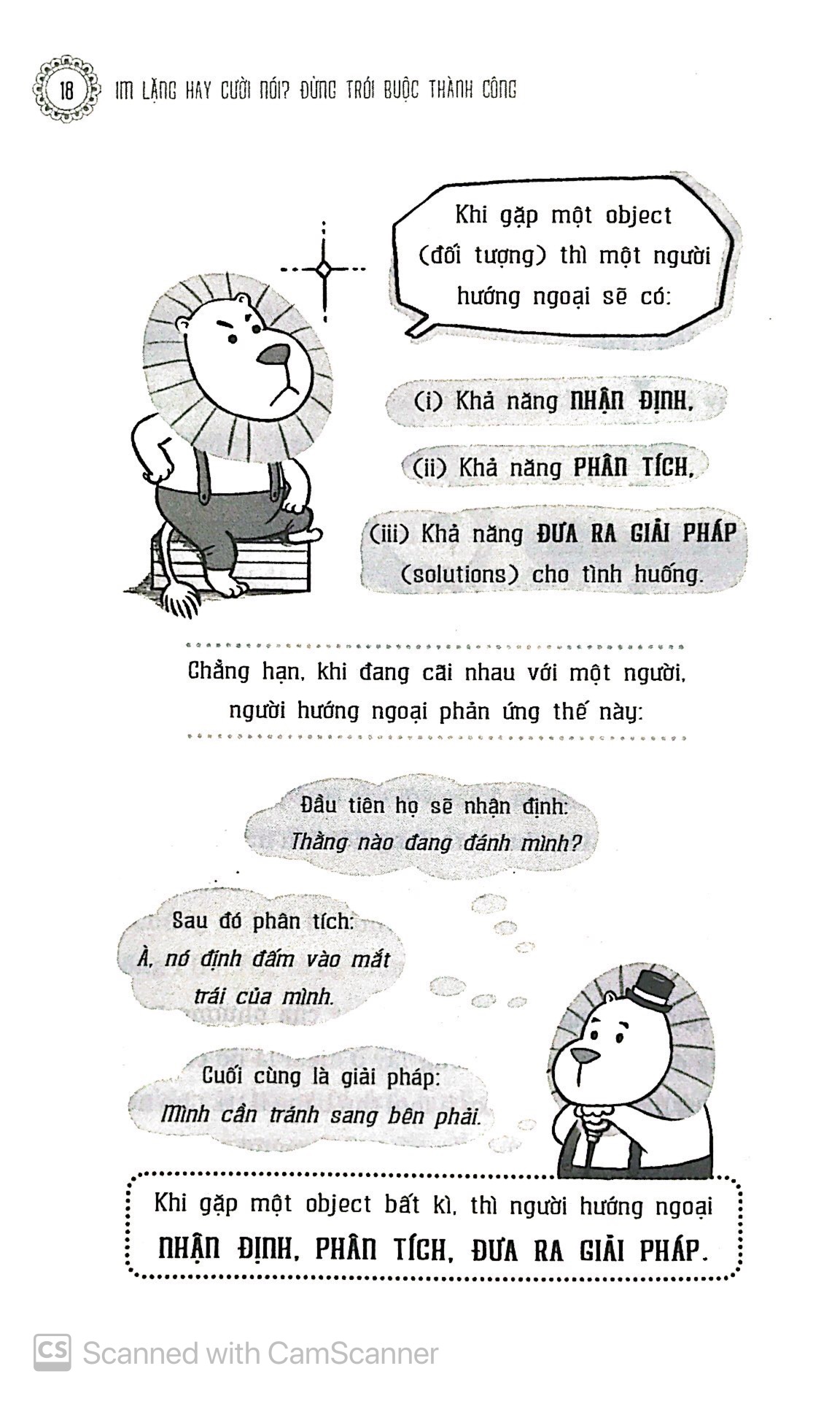 im lặng hay cười nói, đừng trói buộc thành công