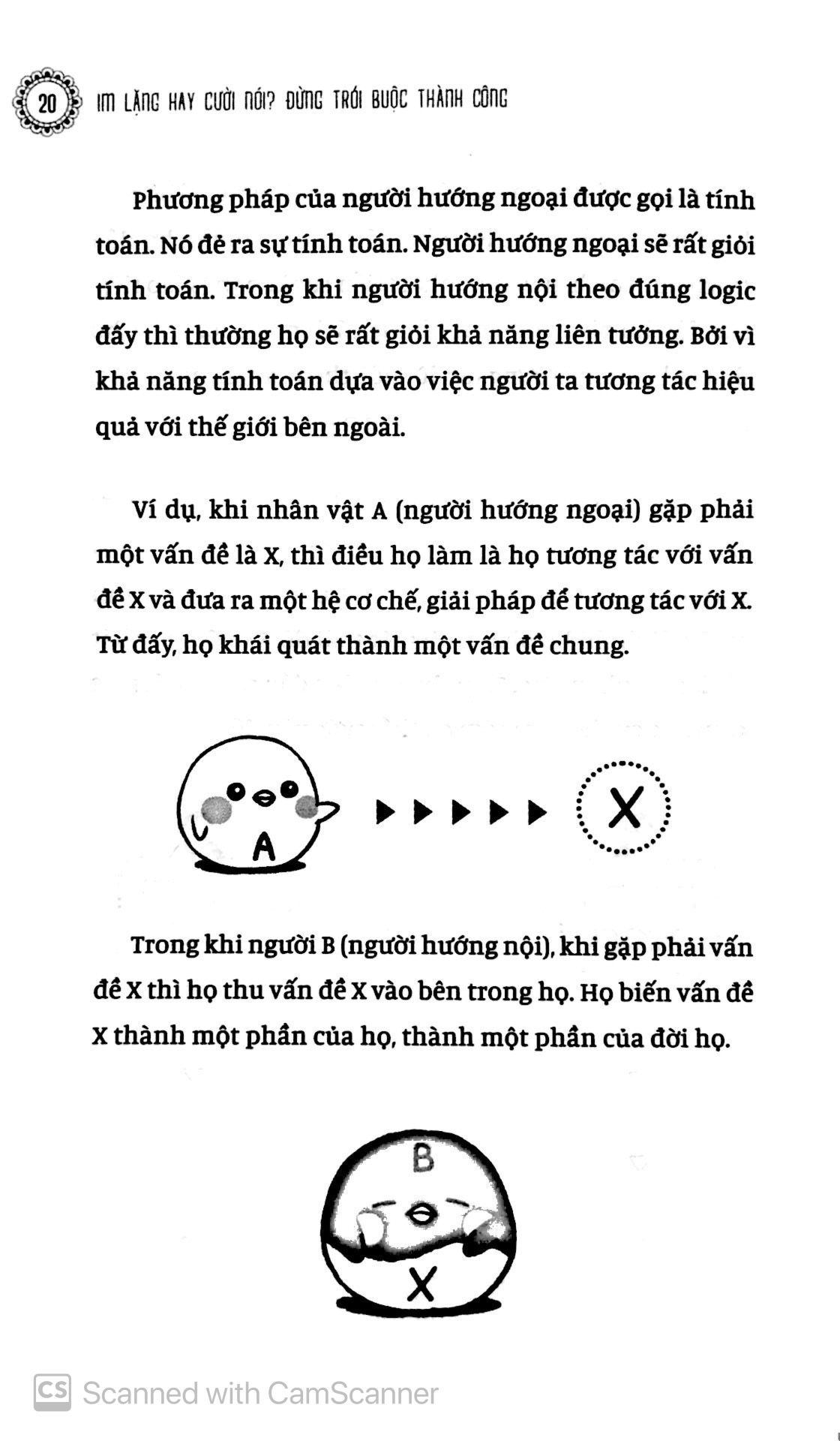 im lặng hay cười nói, đừng trói buộc thành công