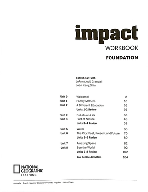 impact british english foundation: workbook