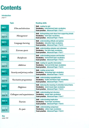 improve your skills: reading for advanced student's book with key & mpo pack
