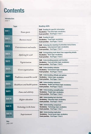 improve your skills: reading for first student's book with key & mpo pack