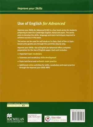 improve your skills: use of english for advanced student's book with key & mpo pack