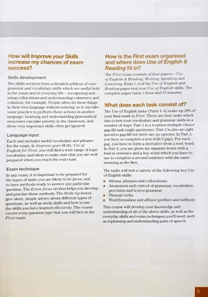 improve your skills: use of english for first student's book with key & mpo pack