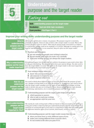 improve your skills - writing for first with answer key