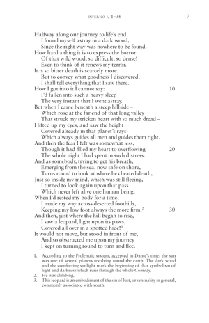 inferno: dual language and new verse translation