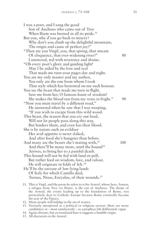 inferno: dual language and new verse translation