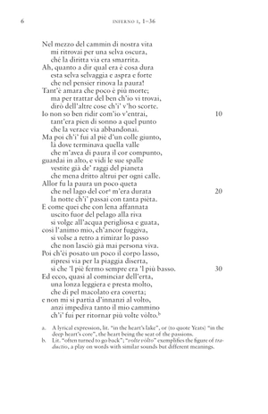 inferno: dual language and new verse translation