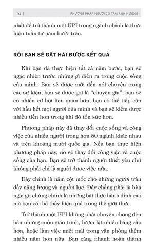 influencer - phương pháp 5 bước để trở thành người có tầm ảnh hưởng nhất trong lĩnh vực của bạn