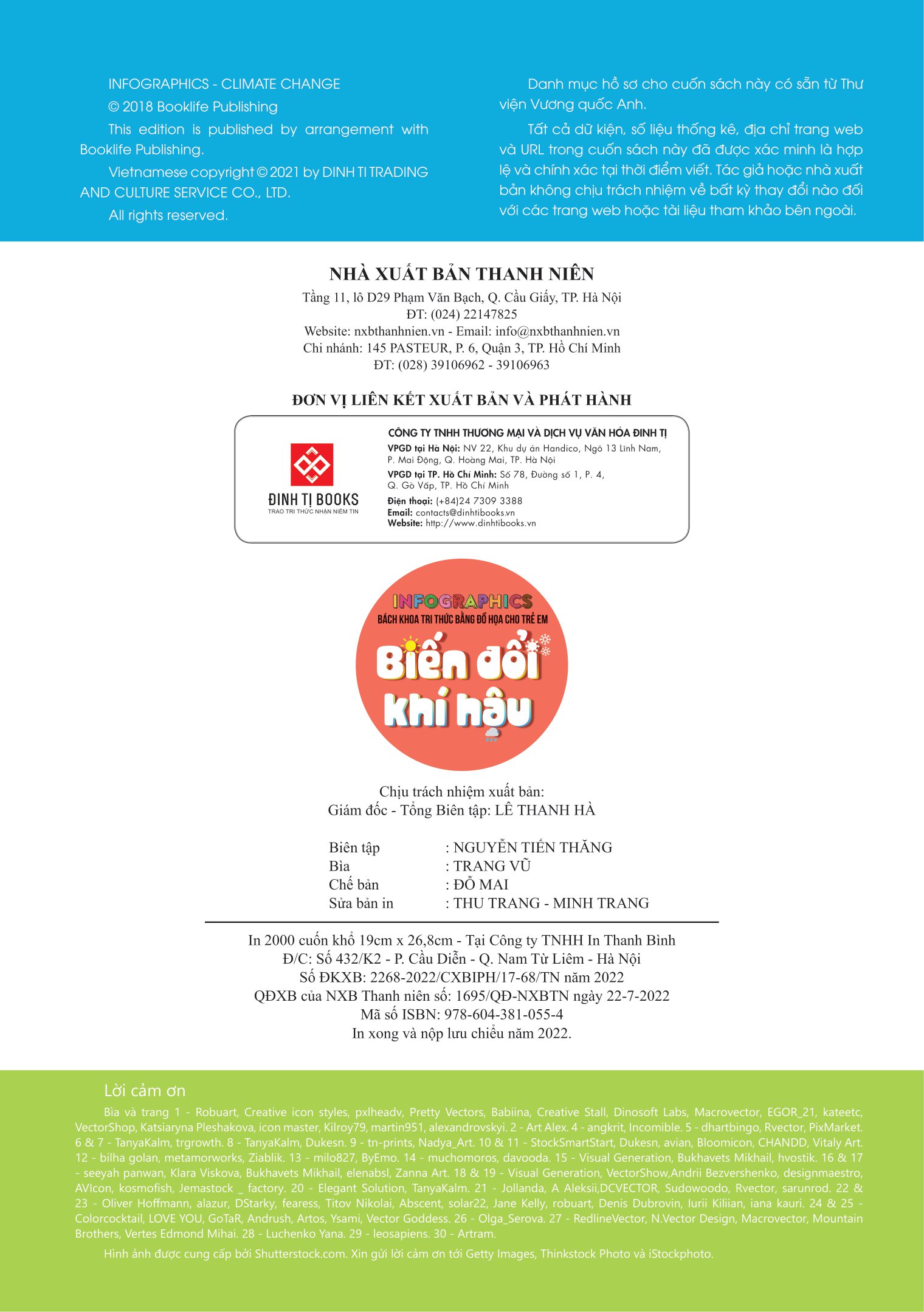 infographics - bách khoa tri thức bằng đồ họa cho trẻ em - biến đổi khí hậu