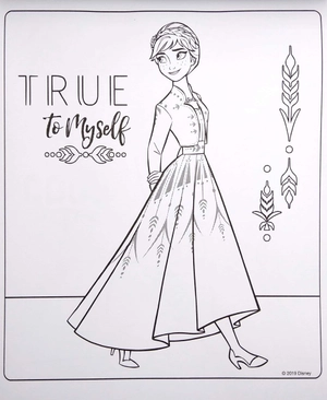 inkredibles: colour burst disney frozen 2 colouring kit
