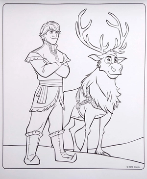 inkredibles: colour burst disney frozen 2 colouring kit