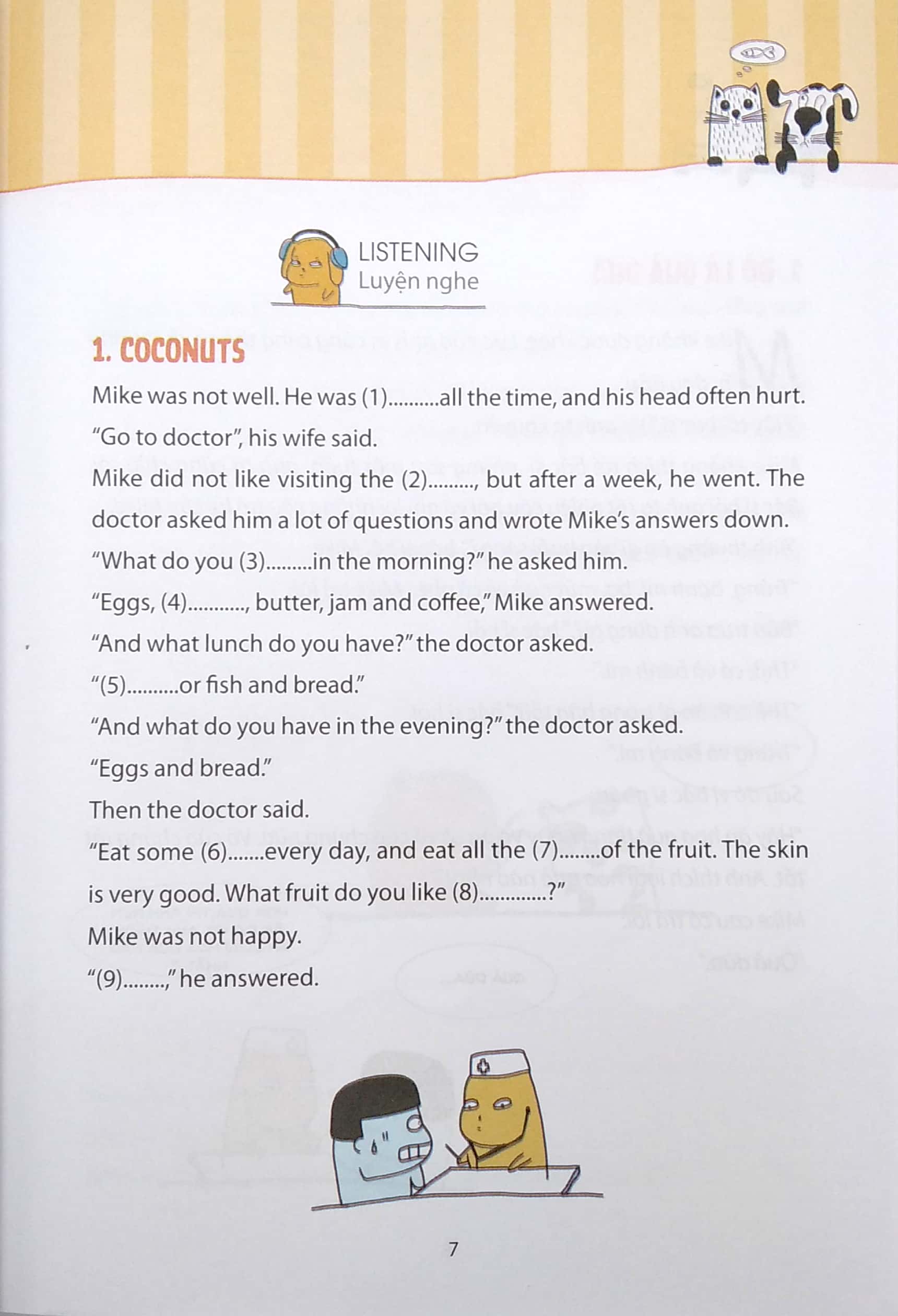 input funny english stories faster - nạp thẳng tiếng anh qua truyện cười ngay hôm nay