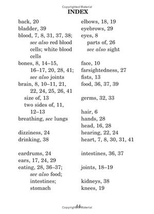 inside your outside! all about the human body