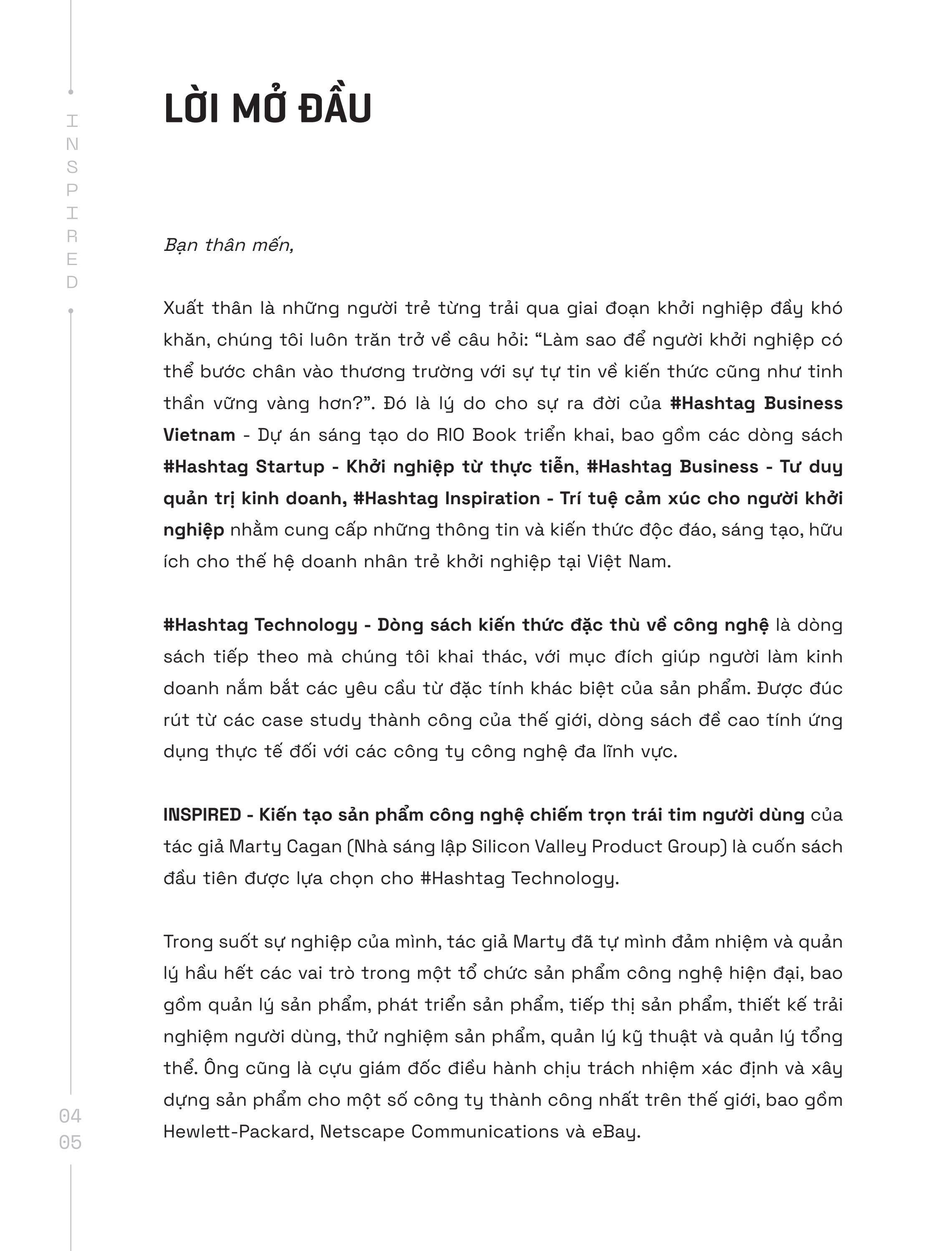 inspired - kiến tạo sản phẩm công nghệ chiếm trọn trái tim người dùng