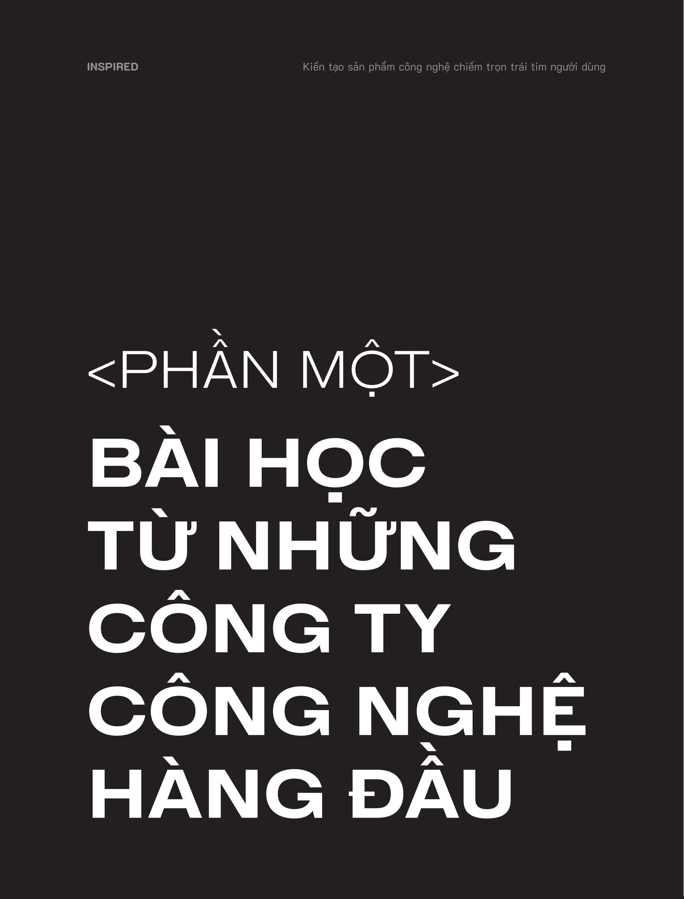 inspired - kiến tạo sản phẩm công nghệ chiếm trọn trái tim người dùng