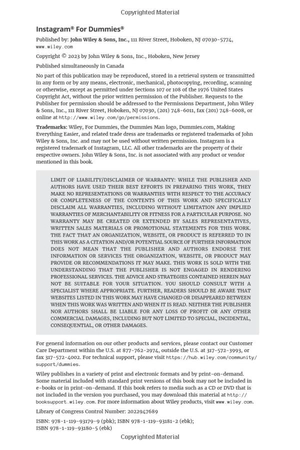 instagram for dummies 2nd edition