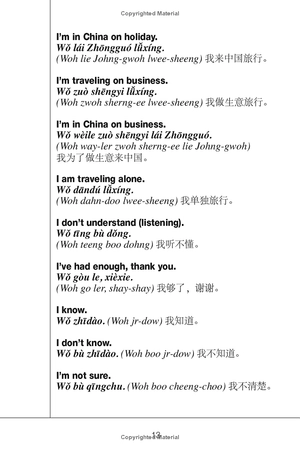 instant chinese - how to express over 1,000 different ideas