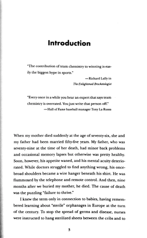 intangibles: unlocking the science and soul of team chemistry