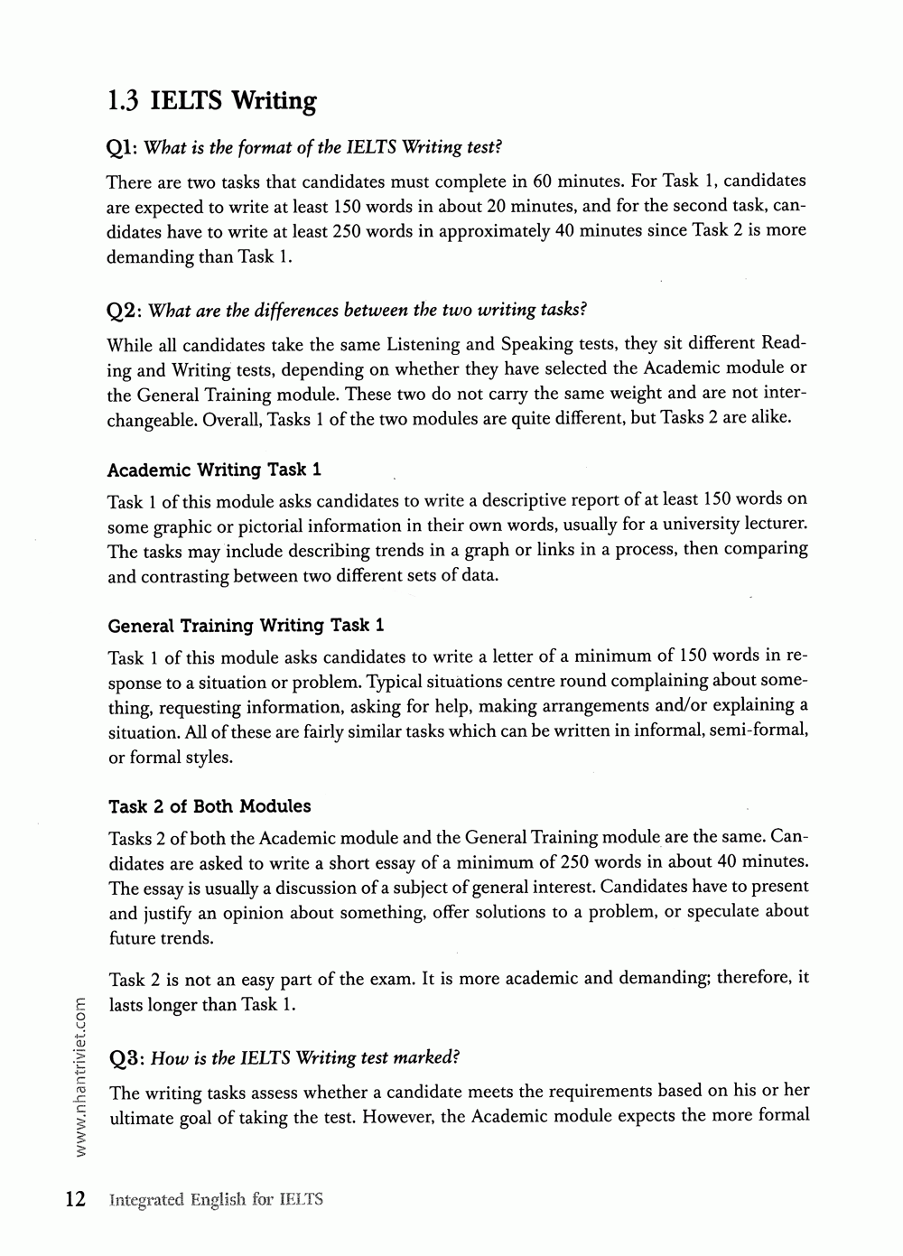 integrated english for ielts